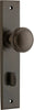 Iver Paddington Door Knob On Chamfered Backplate - primehardware