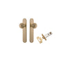 Iver Guildford Door Knob On Oval Backplate - primehardware