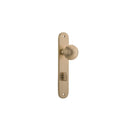 Iver Guildford Door Knob On Oval Backplate - primehardware