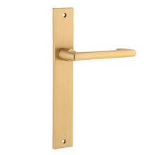 Iver Baltimore Return Door Lever on Rectangular Backplate | Passage Lever Set Only | 7 Finishes