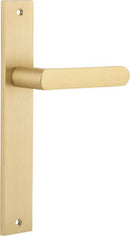 Iver Osaka Door Lever Handle On Rectangular Backplate - primehardware
