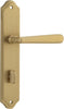 Iver Copenhagen Door Lever Handle On Shouldered Backplate - primehardware