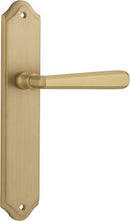 Iver Copenhagen Door Lever Handle On Shouldered Backplate - primehardware