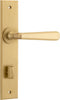 Iver Copenhagen Door Lever Handle On Chamfered Backplate - primehardware