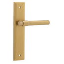 Iver Helsinki Door Lever Handle On Stepped Backplate - primehardware
