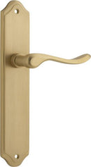 Iver Stirling Door Lever Handle On Shouldered Backplate - primehardware