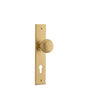 Iver Cambridge Door Knob On Chamfered Backplate - primehardware