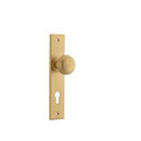 Iver Cambridge Door Knob On Chamfered Backplate - primehardware
