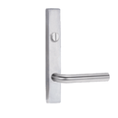 Lockwood 4603 Square End Plate With Emergency Turn & 97 Lever Satin Chrome 4603/97SC - primehardware