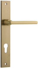 Iver Baltimore Door Lever Handle On Rectangular Backplate - primehardware