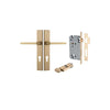 Iver Baltimore Door Lever Handle On Rectangular Backplate - primehardware