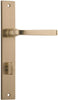 Iver Annecy Door Lever Handle On Rectangular Backplate - primehardware
