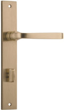 Iver Annecy Door Lever Handle On Rectangular Backplate - primehardware