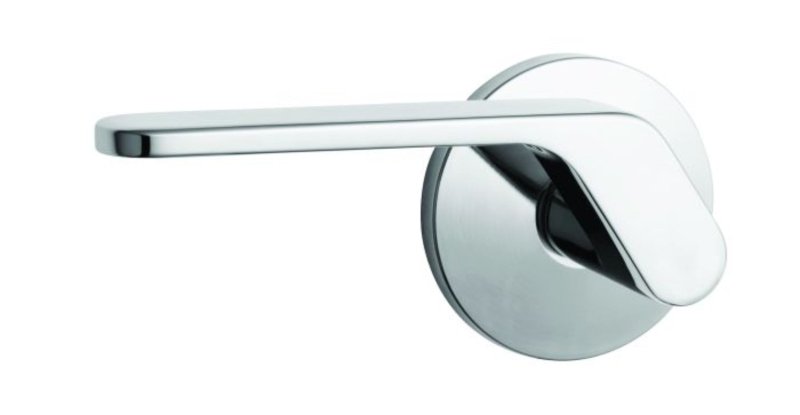 Lockwood 1360 Series 41 Lever on Round Rose Full Set Right Hand Satin Chrome 1360/1361/41RSC