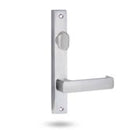 Lockwood 4604 Square End Plate With Turn & 76 Lever Satin Chrome 4604/76SC - primehardware