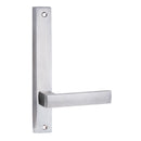 Lockwood 4605 External Square End Plate With Lever 101 Satin Chrome 4605/101SC - primehardware