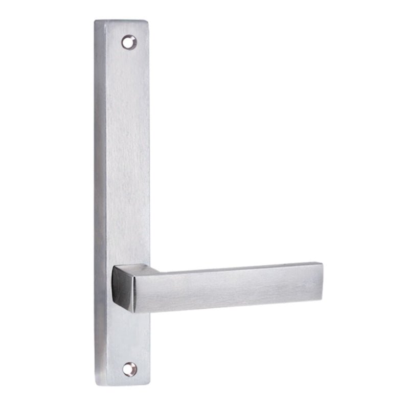 Lockwood 4605 External Square End Plate With Lever 101 Satin Chrome 4605/101SC - primehardware