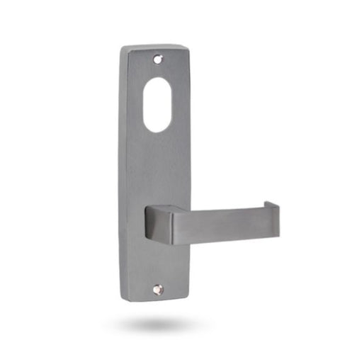 Lockwood 1901 Square End Plate With Cylinder & 90 Lever Polyester Powdercoat 1901/90PC - primehardware