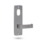 Lockwood 1901 Square End Plate With Cylinder & 90 Lever Polyester Powdercoat 1901/90PC - primehardware