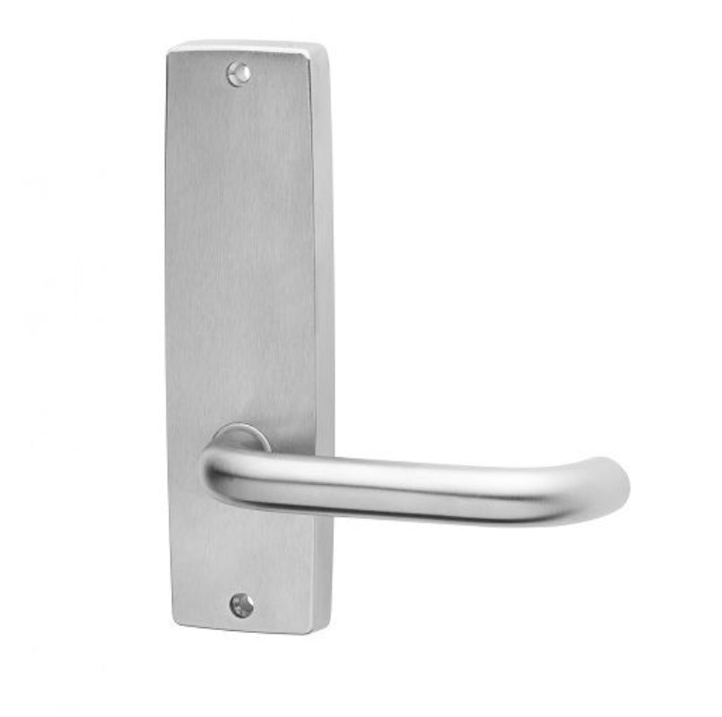 Lockwood 1905 Square End Plate With 70 Lever Satin Brass Unlacquered 1905/70SBU - primehardware