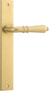 Iver Sarlat Lever Door Handle On Rectangular Backplate - primehardware