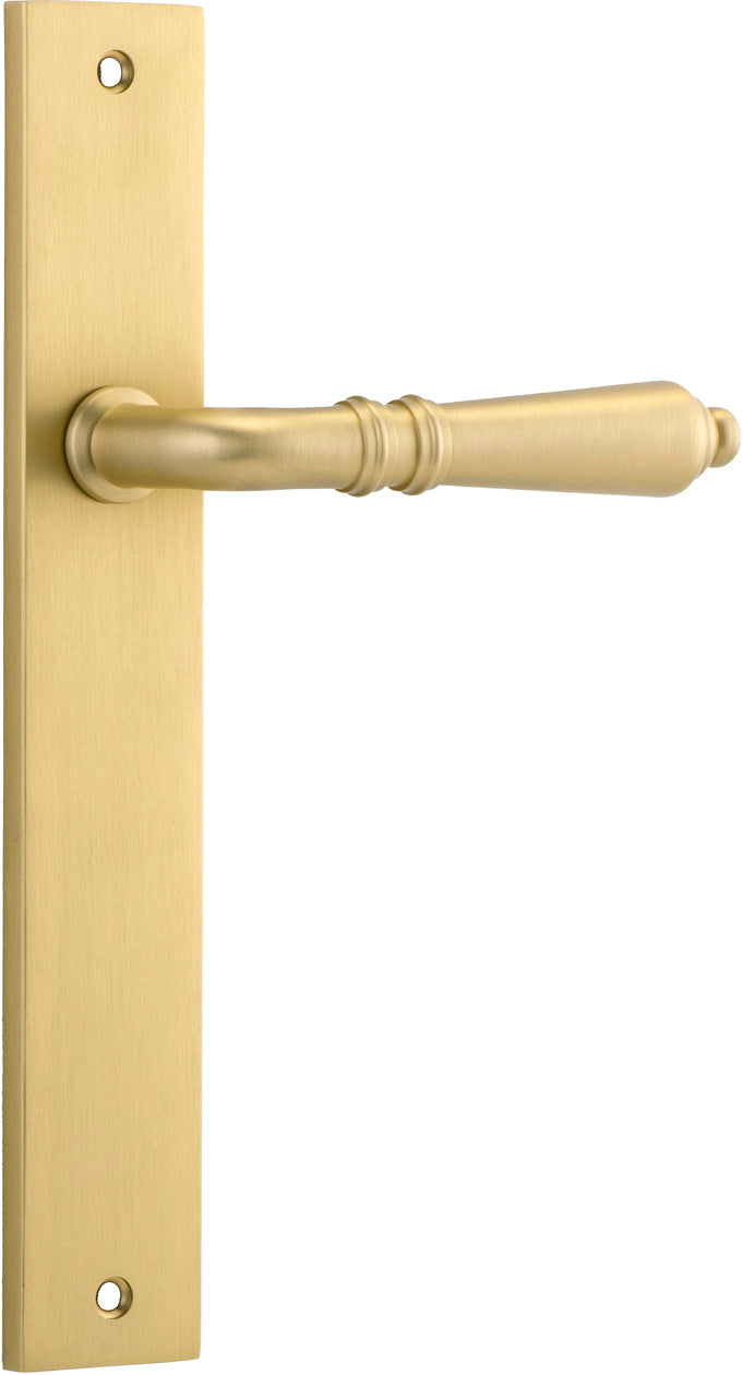 IVER SARLAT LEVER DOOR HANDLE ON RECTANGULAR BACKPLATE- CUSTOMISE TO YOUR NEEDS