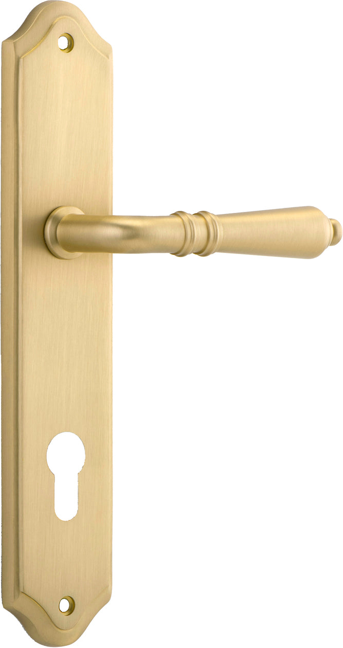 IVER SARLAT LEVER DOOR HANDLE ON SHOULDERED BACKPLATE - CUSTOMISE TO YOUR NEEDS