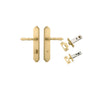 Iver Sarlat Lever Door Handle On Shouldered Backplate - primehardware