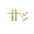 Iver Sarlat Lever Door Handle On Shouldered Backplate - primehardware