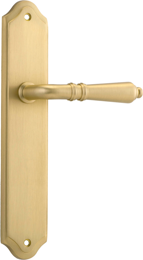 IVER SARLAT LEVER DOOR HANDLE ON SHOULDERED BACKPLATE - CUSTOMISE TO YOUR NEEDS