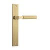 Iver Brunswick Door Lever Handle On Rectangular Backplate - primehardware