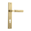 Iver Brunswick Door Lever Handle On Rectangular Backplate - primehardware