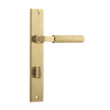Iver Brunswick Door Lever Handle On Rectangular Backplate - primehardware