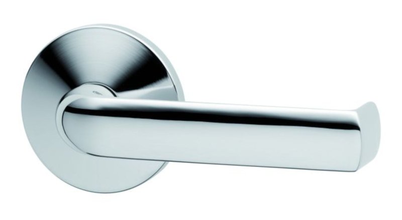 Lockwood 1360 Series 77 Lever on Round Rose Internal Half Set Chrome Plate 1361/77CP