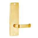 Lockwood 1905 Square End Plate With 74 Lever Polished Brass 1905/74PB - primehardware
