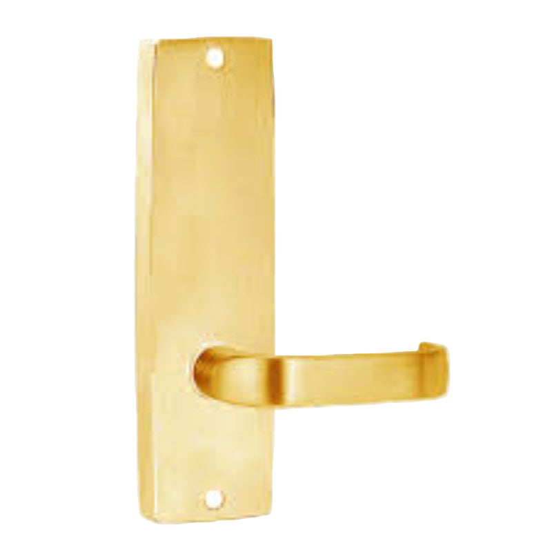Lockwood 1905 Square End Plate With 74 Lever Polished Brass 1905/74PB