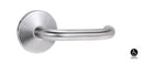 Lockwood 1360 Series 70 Lever on Round Rose Full Set Satin Chrome 1360/1361/70SC - primehardware