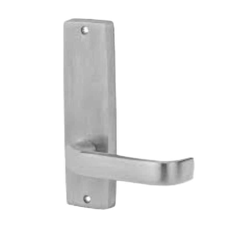 Lockwood 1905 Square End Plate With 74 Lever Satin Brass Unlacquered 1905/74SBU