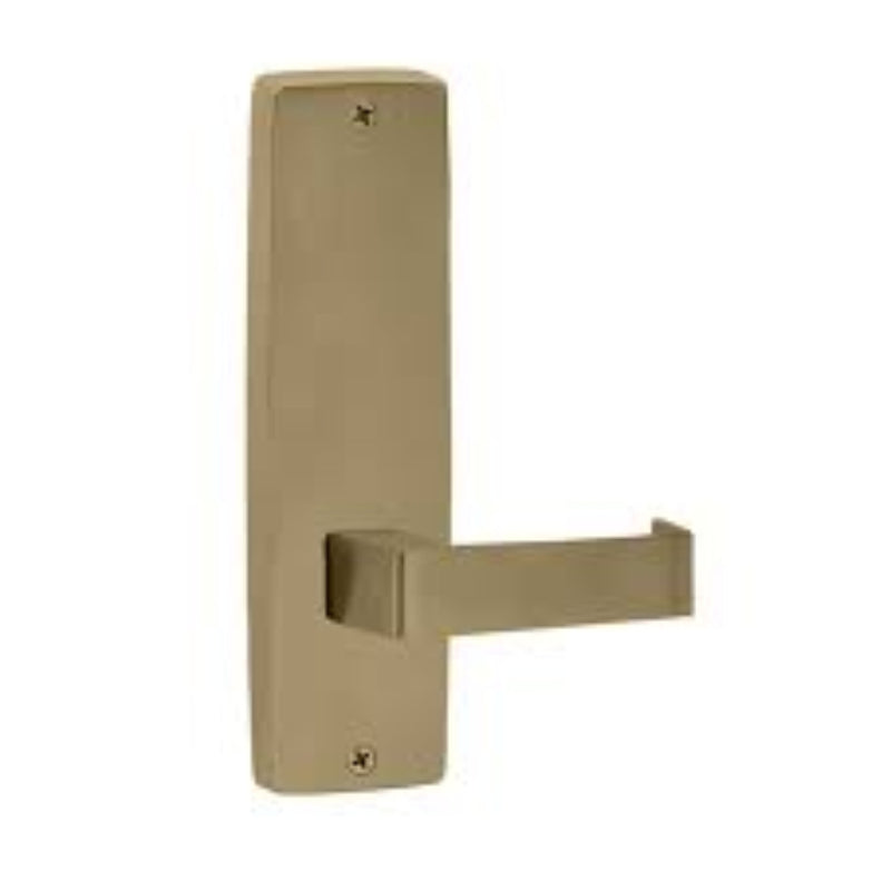 Lockwood 1905 Square End Plate With 90 Lever Architectural Bronze 1905/90AZ