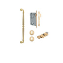 IVER Sarlat Door Pull Handle | 450mm Entrance Kit (Key/Thumb) - Brushed Gold PVD