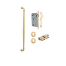 IVER Sarlat Door Pull Handle | 600mm Entrance Kit (Key/Key) - Brushed Gold PVD