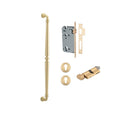 IVER Sarlat Door Pull Handle | 600mm Entrance Kit (Key/Thumb) - Brushed Gold PVD