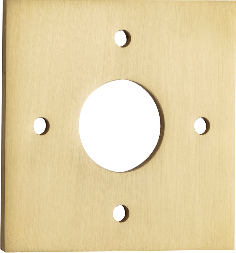 IVER ADAPTOR PLATE PAIR SQUARE ROSE 60MM - AVAILABLE IN VARIOUS FINISHES