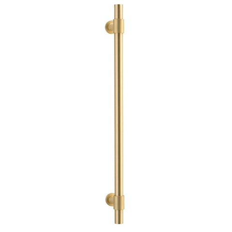 IVER Helsinki Door Pull Handle | 450mm Single Pull Handle - Brushed Gold PVD