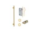 IVER Helsinki Door Pull Handle | 450mm Entrance Kit (Key/Key) - Brushed Gold PVD
