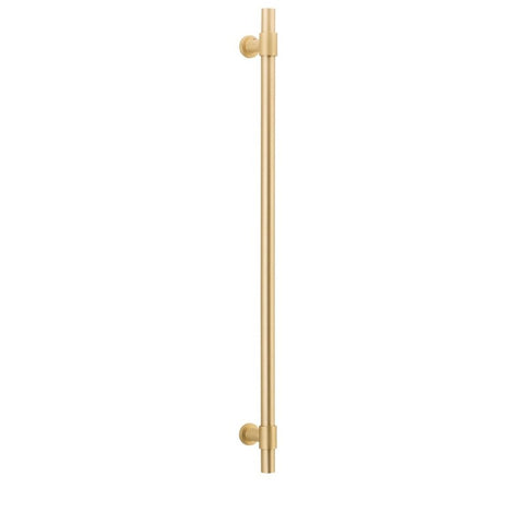 IVER Helsinki Door Pull Handle | 600mm Single Pull Handle - Brushed Gold PVD