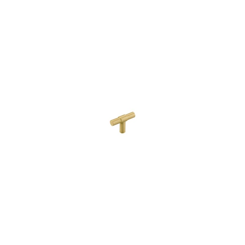 IVER Helsinki Cabinet Pull T Handle | T Pull - Brushed Gold PVD