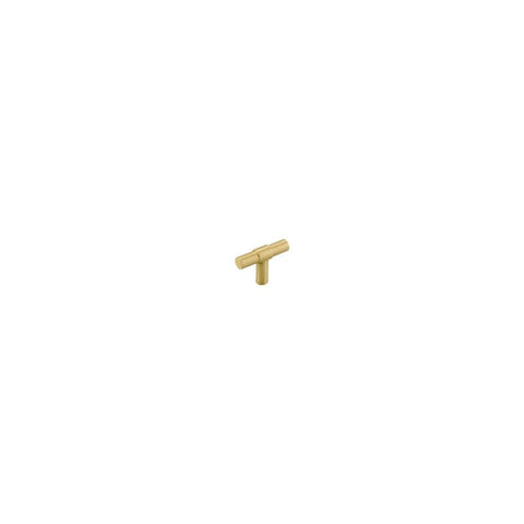 IVER Helsinki Cabinet Pull T Handle | T Pull - Brushed Gold PVD