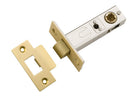 IVER Split Cam Tube Latch -T- Striker | Hard Sprung Split Cam 60mm Backset - Brushed Gold PVD