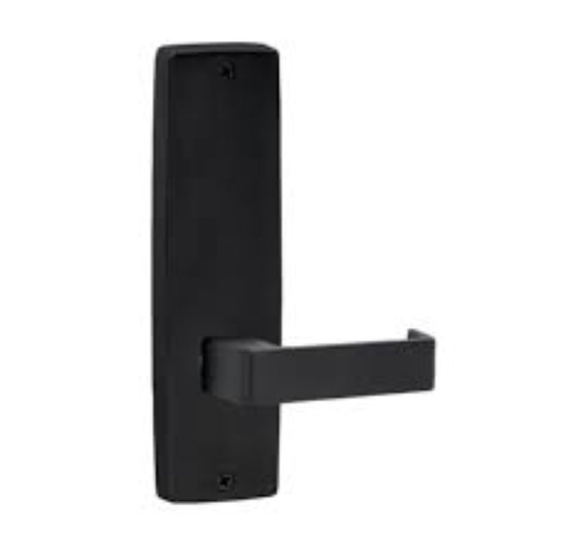 Lockwood 1905 Square End Plate With 90 Lever Matt Black 1905/90MBK - primehardware